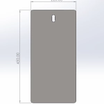AM-ImpacT 220x450 AR 500 10 mm - фото №1