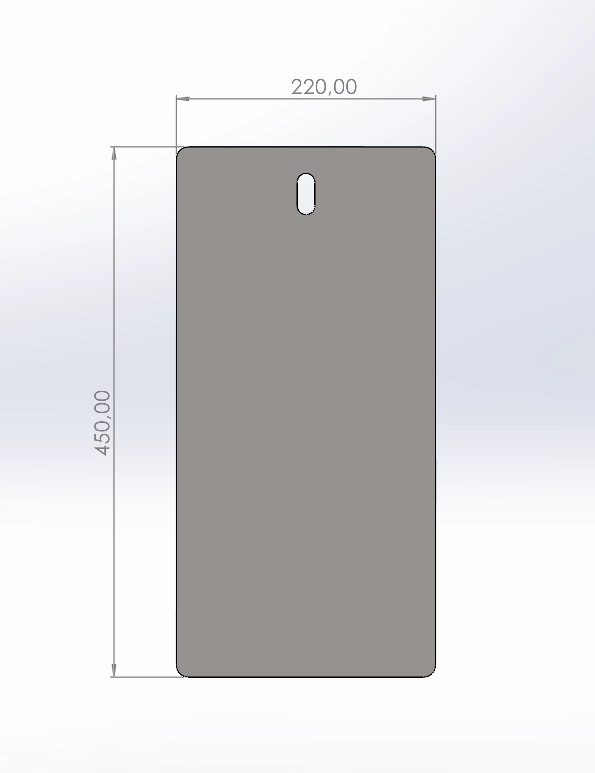 AM-ImpacT 220x450 AR 500 10 mm - фото №1